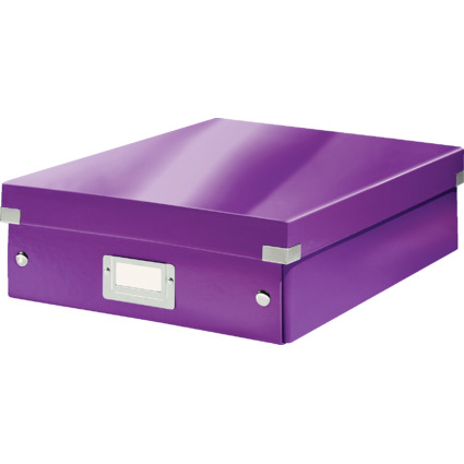 LEITZ Organisationsbox Click & Store WOW, gro, violett