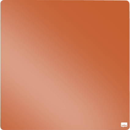 nobo Weiwandtafel, quadratsch, (B)360 x (H)360 mm, orange