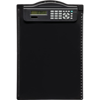 MAUL Klemmbrett Schreibplatte mit Rechner A4  Kunststoff  schwarz 2325490 