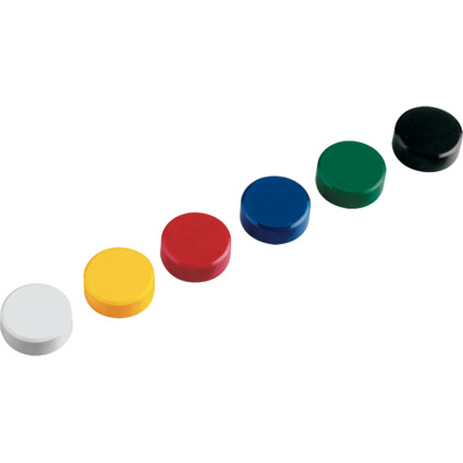 MAUL Facetterand-Magnet MAULpro, Durchm.: 33 mm, sortiert