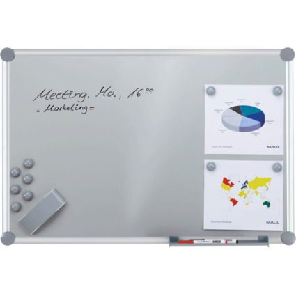 MAUL Weiwandtafel 2000 MAULpro Komplett-Set silver, silber