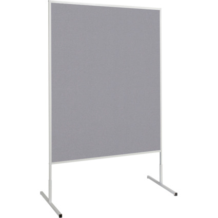 MAUL Moderationstafel standard, (B)1.200 x (H)1.500 mm, grau