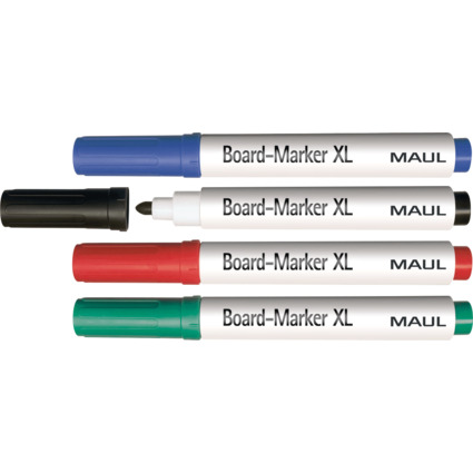 MAUL Whiteboard-Marker, sortiert, 4er-Set, Gre: XL