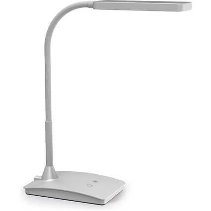 MAUL LED-Tischleuchte MAULpearly colour vario, silber