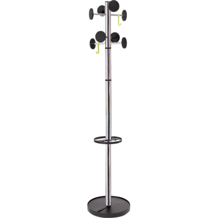 ALBA Garderobenstnder "PMSTAN3", 8 Haken, verchromt