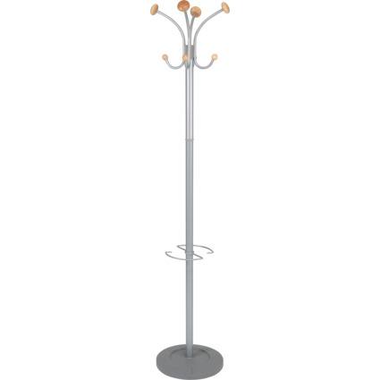 ALBA Garderobestnder "PMVIENA", (H)1.770 mm, silbergrau