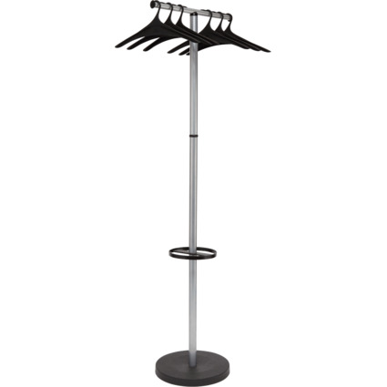 ALBA Garderobenstnder "PMWAVE2", (H): 1.740 mm, silber