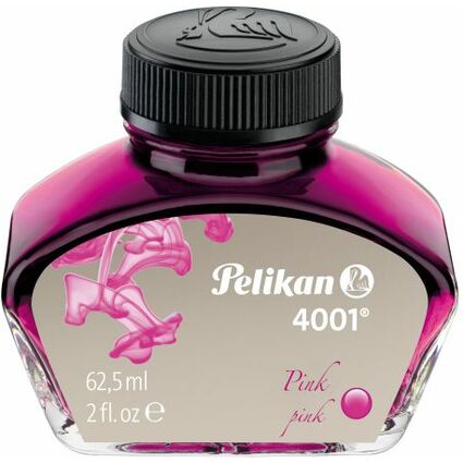 Pelikan Tinte 4001 im Glas, pink, Inhalt: 62,5 ml
