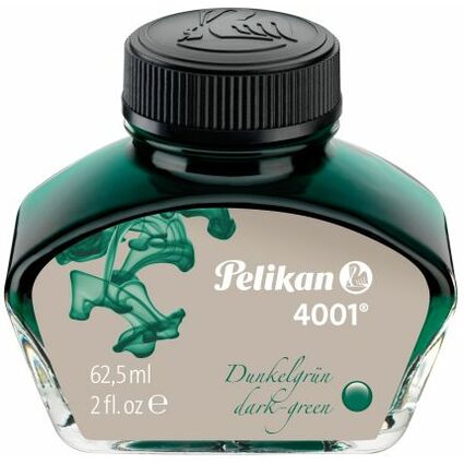 Pelikan Tinte 4001 im Glas, dunkelgrn, Inhalt: 62,5 ml