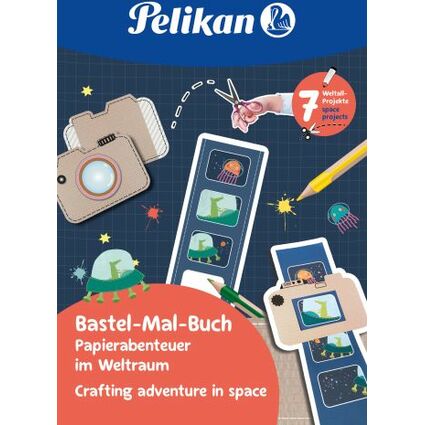 <small>Pelikan Bastel- und Ausmalbuch "Weltraum" DIN A4 (101561)</small>