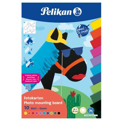 Pelikan Fotokartonblock, 230 x 330 mm, 10 Blatt