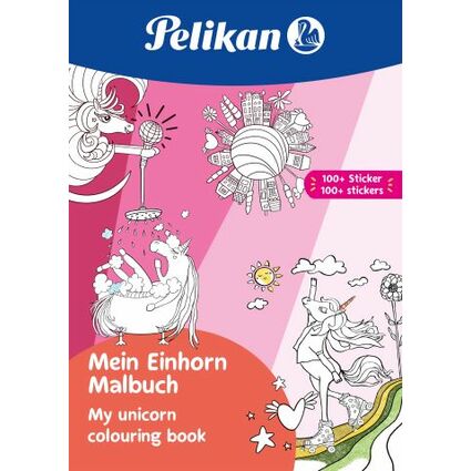 <small>Pelikan Malbuch "Mein Einhorn" DIN A4 inkl. 100 Sticker (101530)</small>