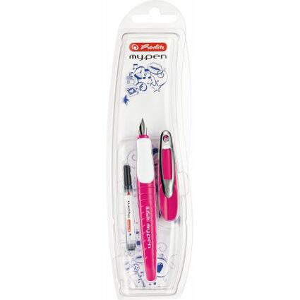 herlitz Fllhalter my.pen, Federbreite: M, pink/wei