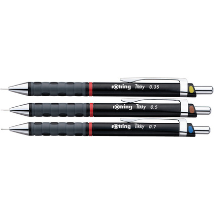 rotring Feinminenstift Tikky 3er Set, schwarz