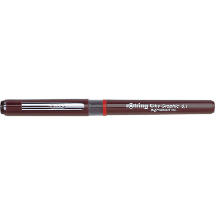 rotring Tikky Graphic Faserschreiber, Strichstrke 0,1 mm