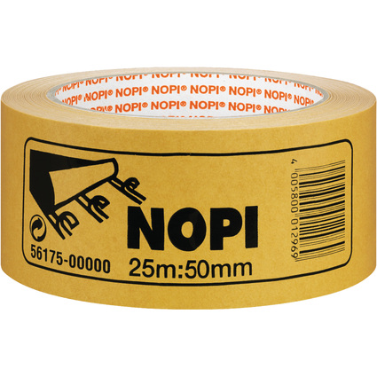 NOPI Doppelseitiges Klebeband aus PP, 50 mm x 25 m