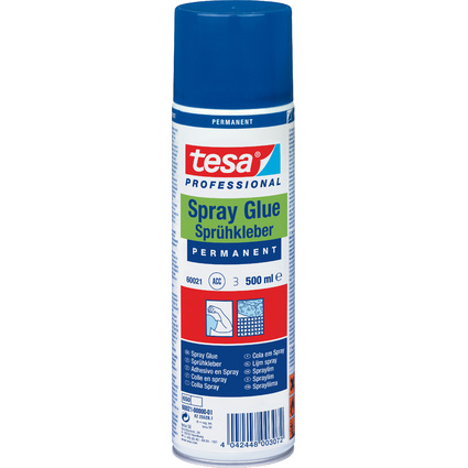 tesa Sprhkleber PERMANENT, 500 ml, Farbe: beige