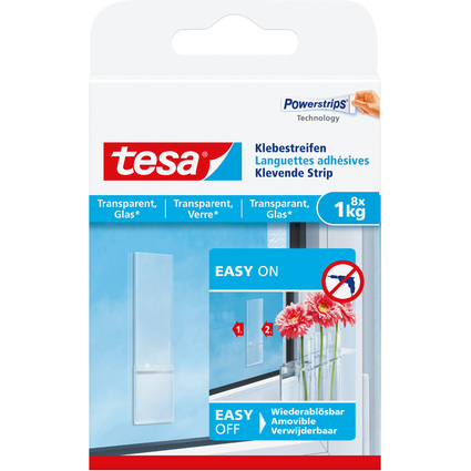 tesa Powerstrips Klebestreifen fr Glasflchen