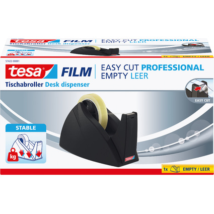 tesa Tischabroller Easy Cut Professional, schwarz