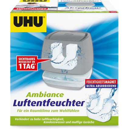 UHU Luftentfeuchter Ambiance, 450 g, anthrazit