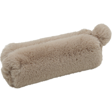 WEDO Schlamper-Etui "FLUFFY", aus Plsch, hellbraun