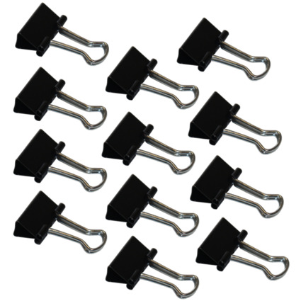 <small>WEDO Foldback-Klammer (B)15 mm Klemmweite: 7 mm schwarz (64 21415)</small>