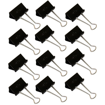 <small>WEDO Foldback-Klammer (B)41 mm Klemmweite: 19 mm schwarz (64 21441)</small>