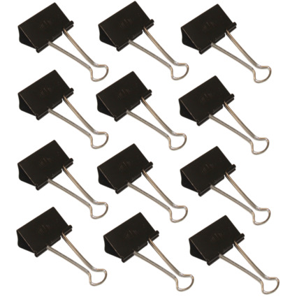 <small>WEDO Foldback-Klammer (B)51 mm Klemmweite: 28 mm schwarz (64.21451)</small>