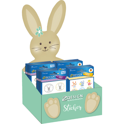 AVERY Zweckform ZDesign Oster-Sticker, Hasen-Display