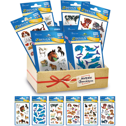 AVERY Zweckform ZDesign KIDS Tiere Sortiment