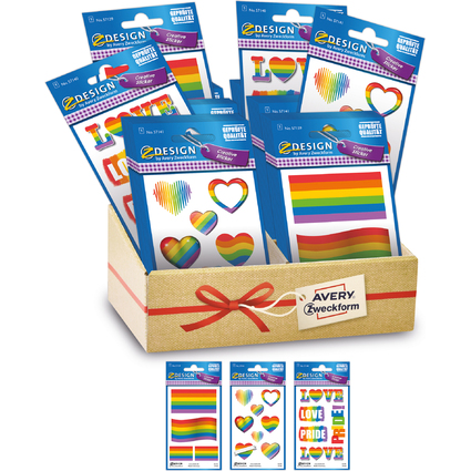 AVERY Zweckform ZDesign Sticker Pride, Sortiment