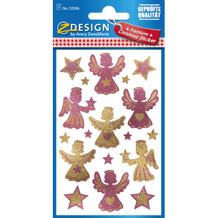 AVERY Zweckform ZDesign Weihnachts-Sticker "Engel"