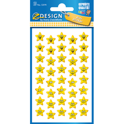 AVERY Zweckform ZDesign KIDS Sticker "Sterne"