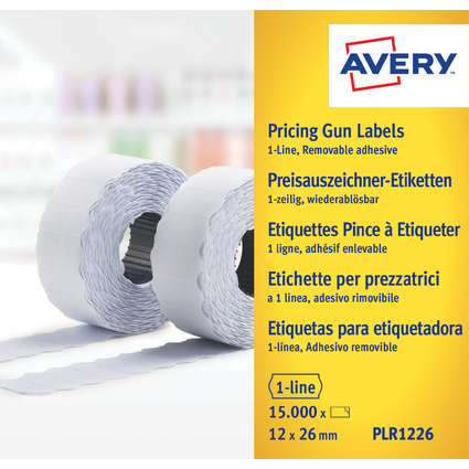 AVERY Zweckform Etiketten fr Preisauszeichner, 26 x 12 mm