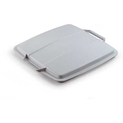 DURABLE Deckel DURABIN LID 90, quadratisch, grau