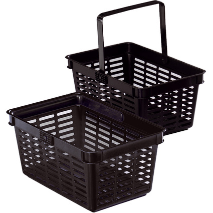 DURABLE Einkaufskorb SHOPPING BASKET 19, 19 Liter, schwarz