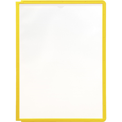 DURABLE Sichttafel SHERPA, DIN A4, Rahmen: gelb