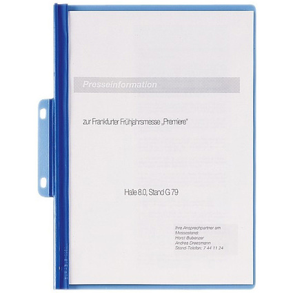 DURABLE Schnellbindemappe DURABIND, DIN A4, blau