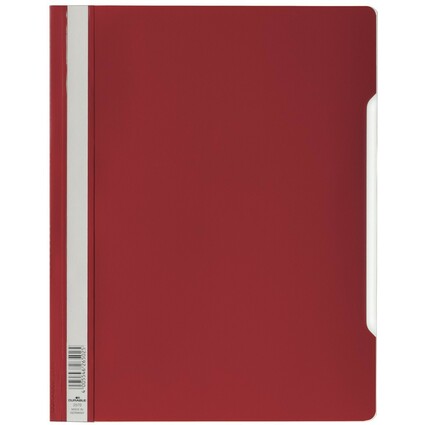 DURABLE Schnellhefter, DIN A4, aus Hartfolie, rot