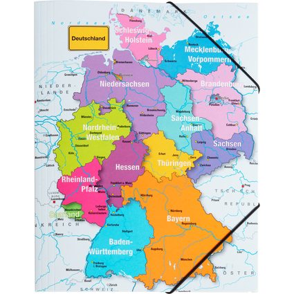 <small>PAGNA Eckspannermappe Deutschland DIN A4 aus Karton (21657-15)</small>