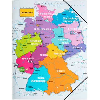<small>PAGNA Eckspannermappe "Deutschland" DIN A3 aus Karton (21680-15)</small>