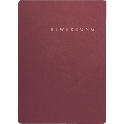 <small>PAGNA Bewerbungsmappe "Select" DIN A4 aus Karton rot (22002-01)</small>