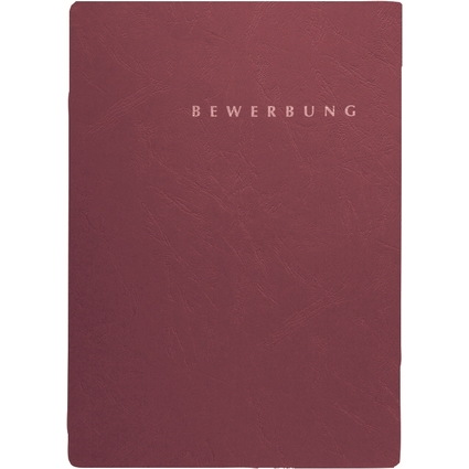 <small>PAGNA Bewerbungsmappe "Select" DIN A4 aus Karton rot (22002-01)</small>