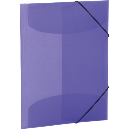HERMA Eckspannermappe, PP, DIN A4, violett-transluzent