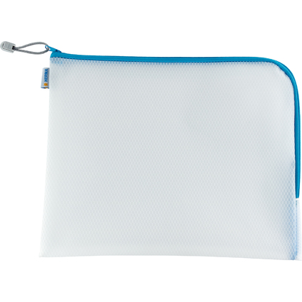 HERMA Reiverschlusstasche "Mesh Bags", DIN A4, blau