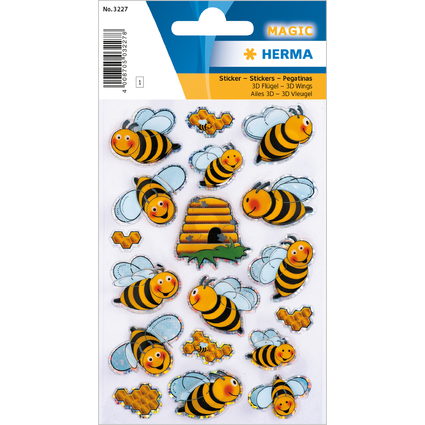 HERMA Sticker MAGIC "Bienen", Flgelsticker