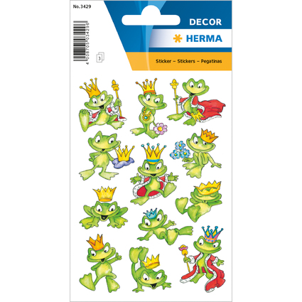 HERMA Sticker DECOR "Froschknig"