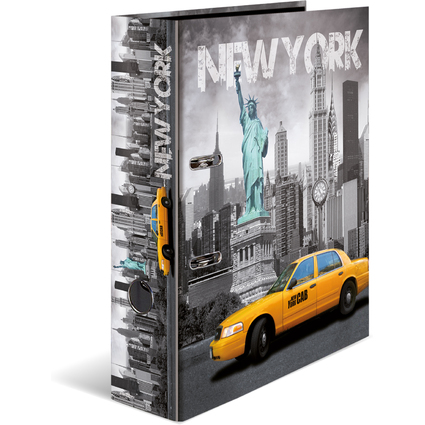 HERMA Motivordner "New York", DIN A4, Rckenbreite: 70 mm