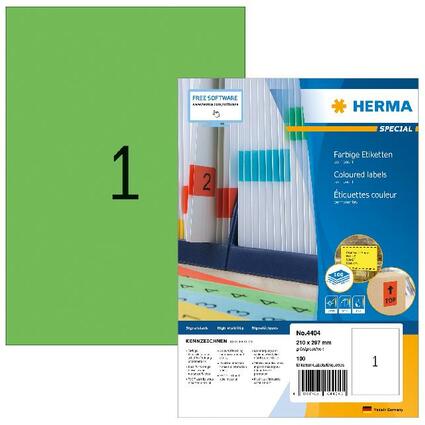 HERMA Universal-Etiketten SPECIAL, 210 x 297 mm, grn