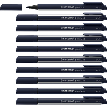 STABILO Fasermaler pointMax, paynesgrau